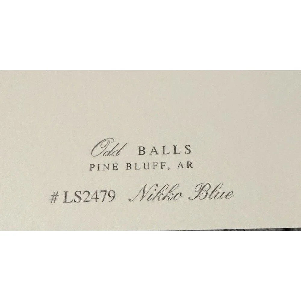 Vintage Oddballs Watercolor White Notecards - Nikko Blue- Hydrangeas - 10 Pk